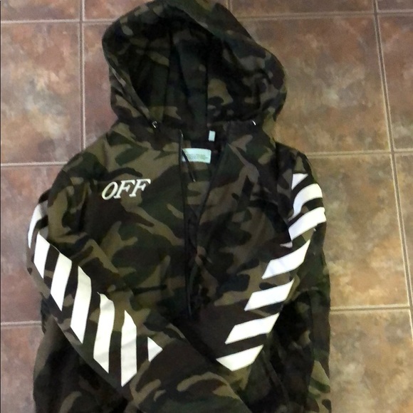 Main Label OFF-White Camo jacket Men’s XL - Picture 1 of 4